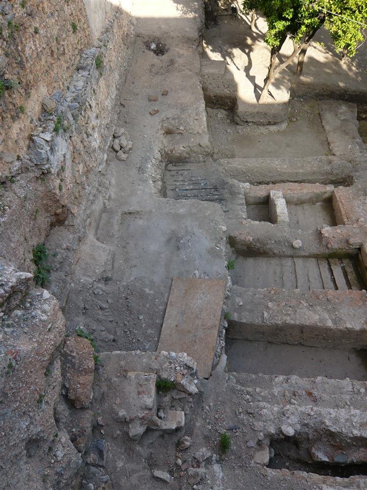 Alanya Kalesi Hamam Önü Kazısı